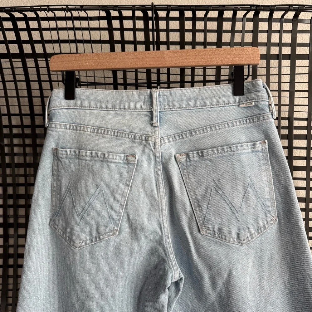 Mother The Twister Ankle Fray Jeans in Cowabunga - Picture 5 of 10